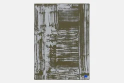 Hem Glitch pläd, 180 x 130 cm, puderblå - olivgrön