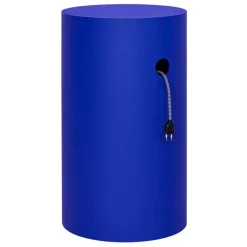 Hem Hide piedestalbord, ultramarine