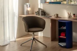 Hem Hide piedestalbord, ultramarine