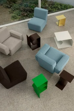 Hem Hunk fåtölj med armstöd, Tiree Icicle