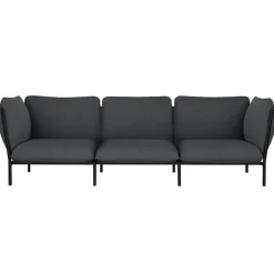 Hem Kumo 3-sitssoffa med armstöd, Graphite