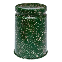 Hem Last pall, grön - rosa stänk