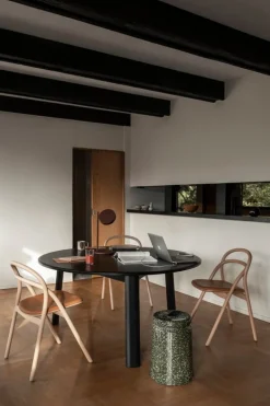 Hem Last pall, grön - rosa stänk