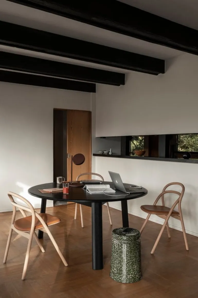 Hem Last pall, grön - rosa stänk