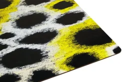 Hem Monster bordsunderlägg, 2-pack, vit - gul - svart