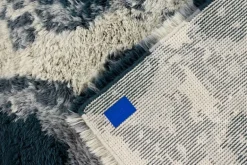 Hem Monster matta, 250 x 350 cm, mörk teal - off white