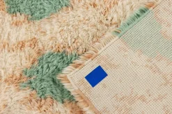 Hem Monster matta, 250 x 350 cm, turkos - persika