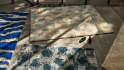 Hem Monster matta, 250 x 350 cm, ultramarinblå - off white