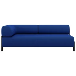 Hem Palo 2-sits chaise longue, vänster, kobolt