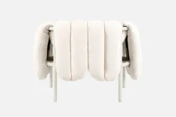 Hem Puffy fåtölj, naturell - cream stål
