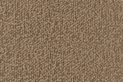 Hem Puffy loungefåtölj, sågspån bouclé - rostfritt stål