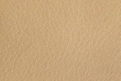 Hem Puffy ottoman, sandfärgat läder - krämfärgat stål