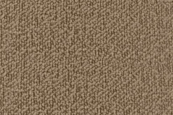 Hem Puffy pall, sågspånsbouclé - krämfärgat stål