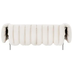 Hem Puffy 2,5-sitsig soffa, natur - rostfritt stål