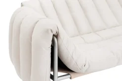 Hem Puffy 2,5-sitsig soffa, natur - rostfritt stål