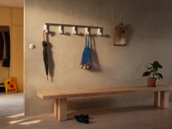 Hem Tig Hook, fem krokar, borstat aluminium