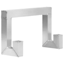 Hem Tig Hook, två krokar, borstat aluminium