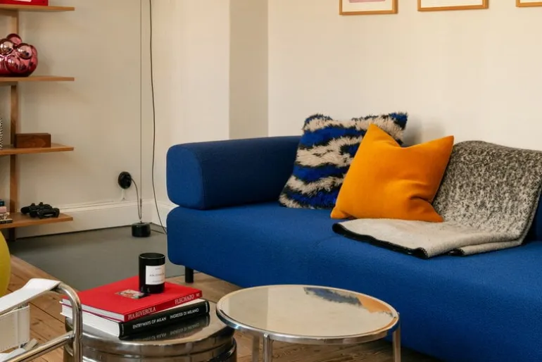 Hem Velvet kudde, 50 x 50 cm, ockra