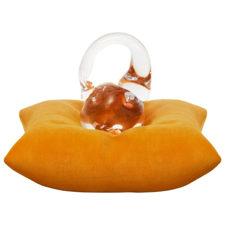 Hem Velvet kudde, 50 x 50 cm, ockra