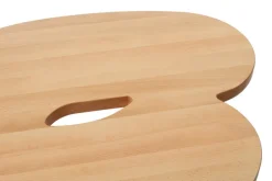 Hem Worm soffbord, runt, bok - stål