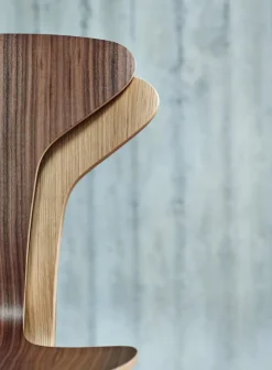 HOWE Munkegaard stol, valnötsfaner - svart