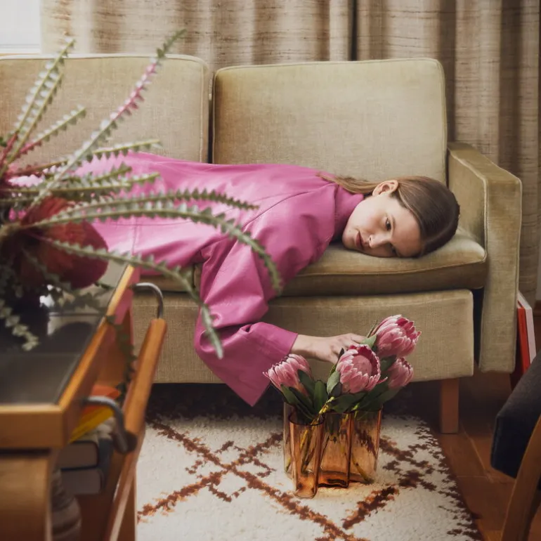 Iittala Aalto vas, 160 mm, Rio-brun