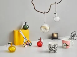 Iittala Glass apple prydnadsset, 3-pack, transparent