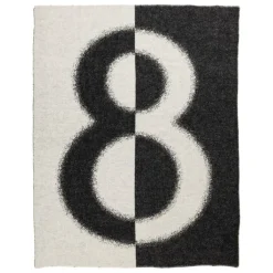 Iittala Iittala 8 filt, 130 x 180 cm, ecru - svart