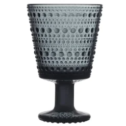 Iittala Kastehelmi universalglas 26 cl, 2-pack, mörkgrå