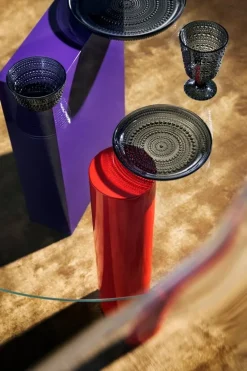 Iittala Kastehelmi universalglas 26 cl, 2-pack, mörkgrå