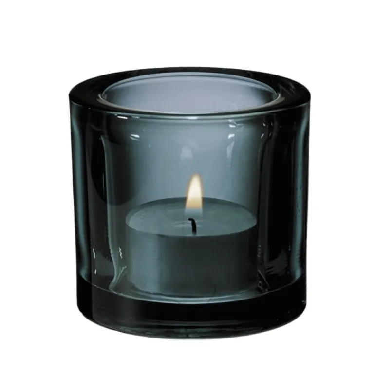 Iittala Kivi ljuslykta, grå