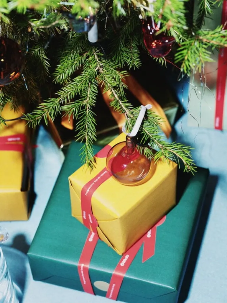 Iittala Miniglasfågel, 3 st, röd