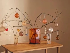 Iittala Miniglasfågel, 3 st, blandade färger