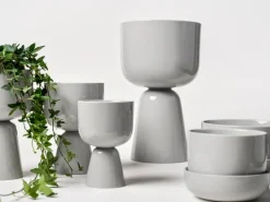 Iittala Nappula blomkruka, 260 x 155 mm, blekgrå