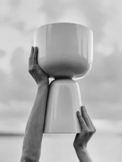 Iittala Nappula blomkruka, 400 x 245 mm, blekgrå