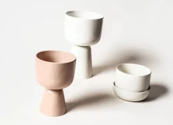 Iittala Nappula blomkruka, 400 x 245 mm, vit