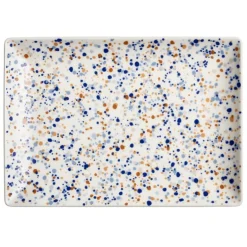 Iittala OTC Helle A4 tallrik, 21 x 29 cm, blå - brun