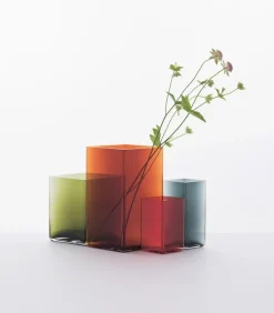 Iittala Ruutu vas, 205 x 180 mm, grön