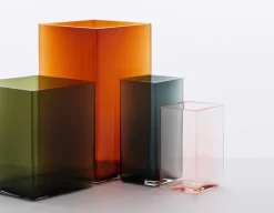 Iittala Ruutu vas, 205 x 180 mm, grön