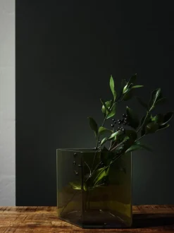 Iittala Ruutu vas, 205 x 180 mm, grön