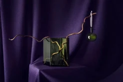 Iittala Ruutu vas, 205 x 180 mm, grön