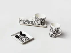 Iittala Taika tallrik, rektangulär, 12 x 24 cm, svart