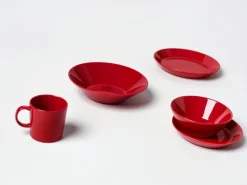 Iittala Teema djup tallrik 21 cm, röd