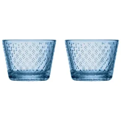 Iittala Tundra dricksglas, 16 cl, 2-pack, aqua