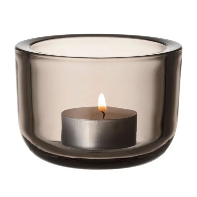 Iittala Valkea värmeljushållare, 60 mm, linne