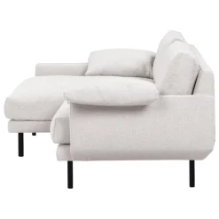 Interface Bebé soffa m/ chaise longue, vänster, beige Muru 472 - svart met