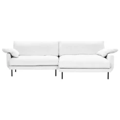 Interface Bebé soffa m/ chaise longue, höger, vit Jagger 1 - svart metall