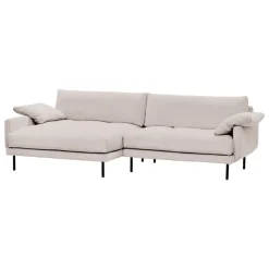 Interface Bebé soffa m/ chaise longue, vänster, beige Jagger 3 - svart met