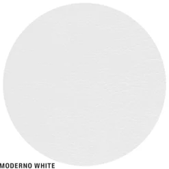 Interface Bug fåtölj, låg, vit läder Moderno