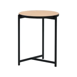 Interface Pilleri soffbord, 40 cm, svart - ek